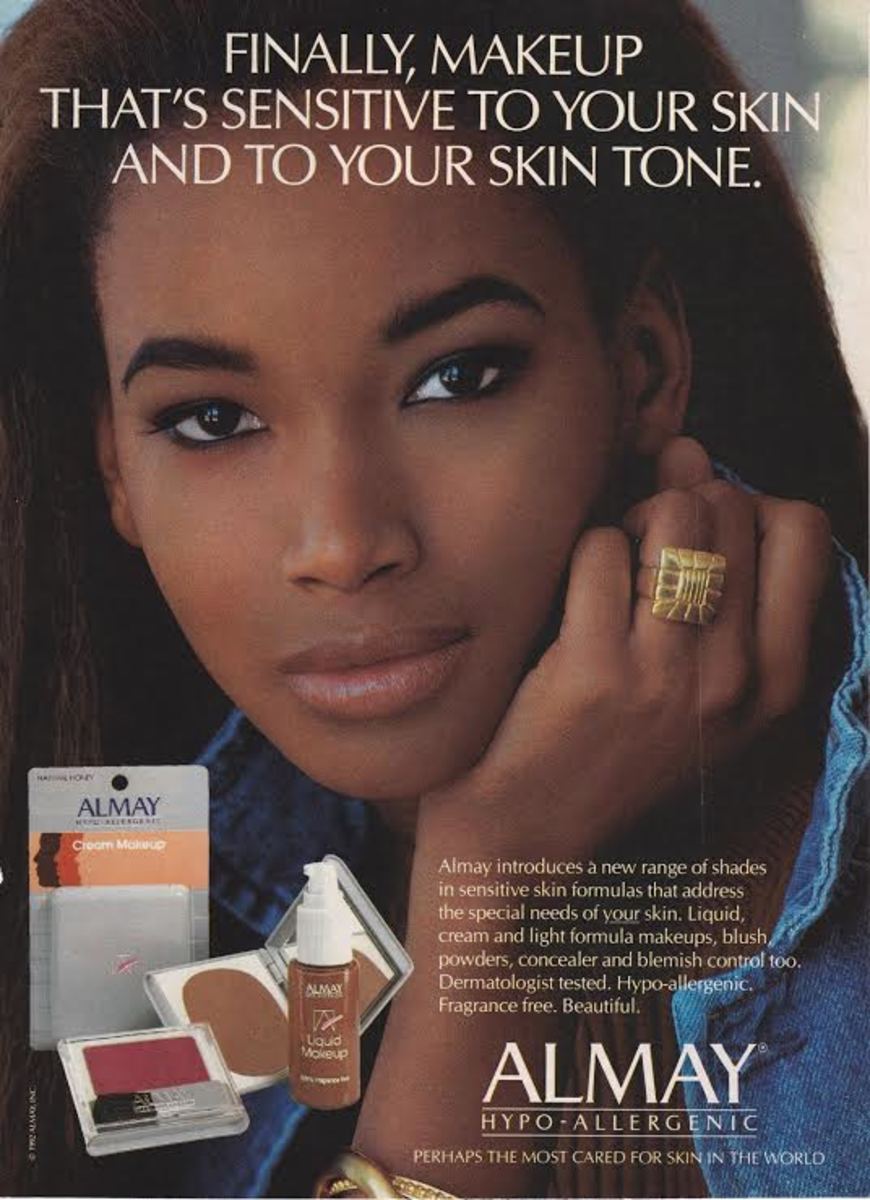 Beverly Peele in a 1992 Almay campaign. Photo: Courtesy of Almay