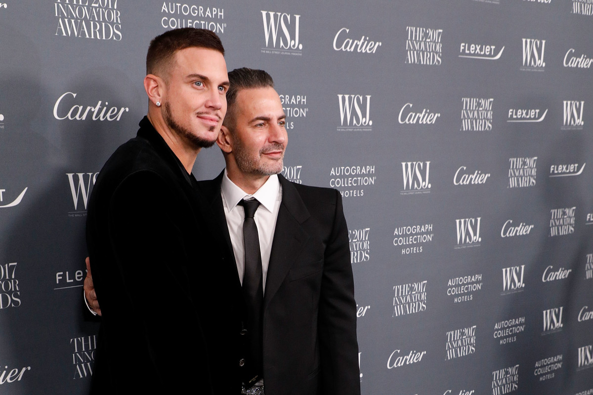Charly DeFrancesco and Marc Jacobs at the 2017 WSJ Innovator Awards in November 2017 in New York City. Photo: Taylor Hill/WireImage