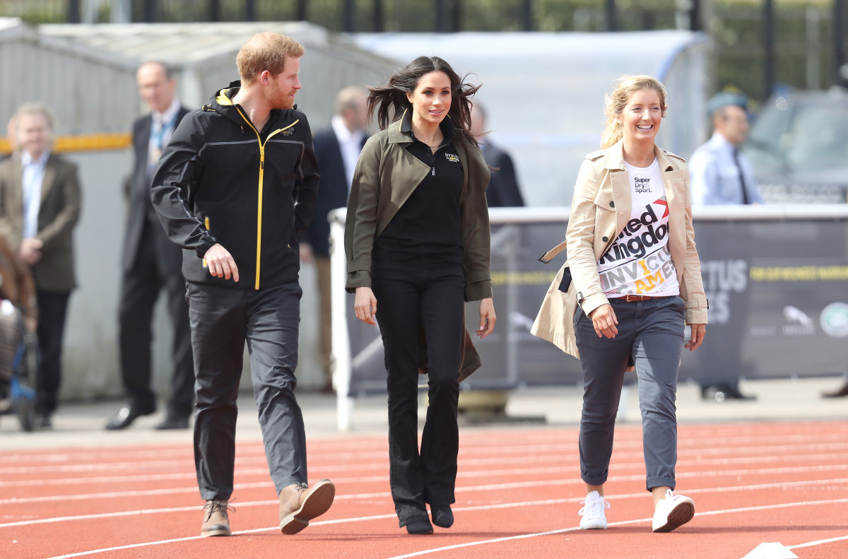 Prince Harry and Meghan Markle attend the U.K. Team Trials for the Invictus Game. Photo:Chris Jackson/Getty Images