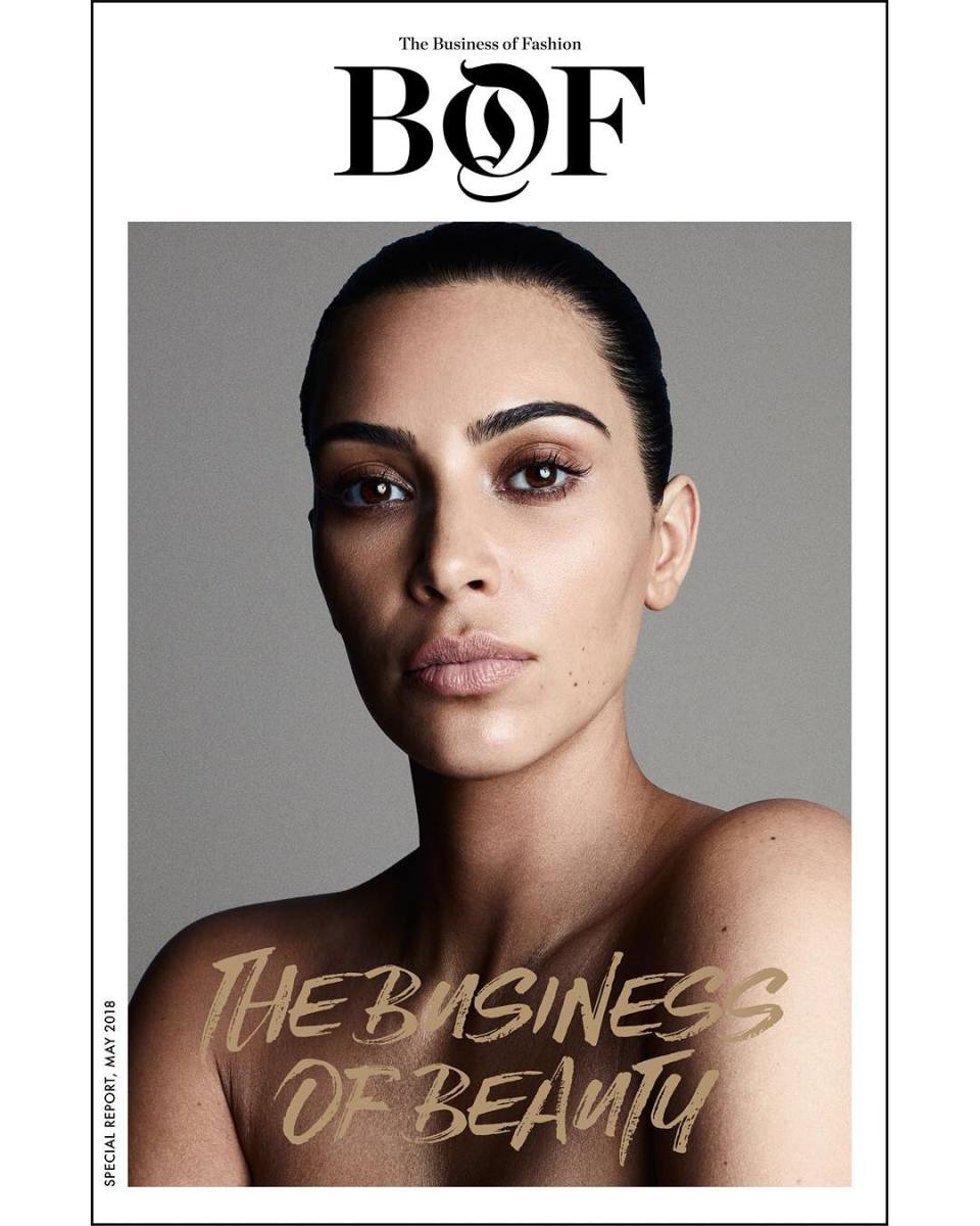 Kim Kardashian suits up for Forbes Women's Conference