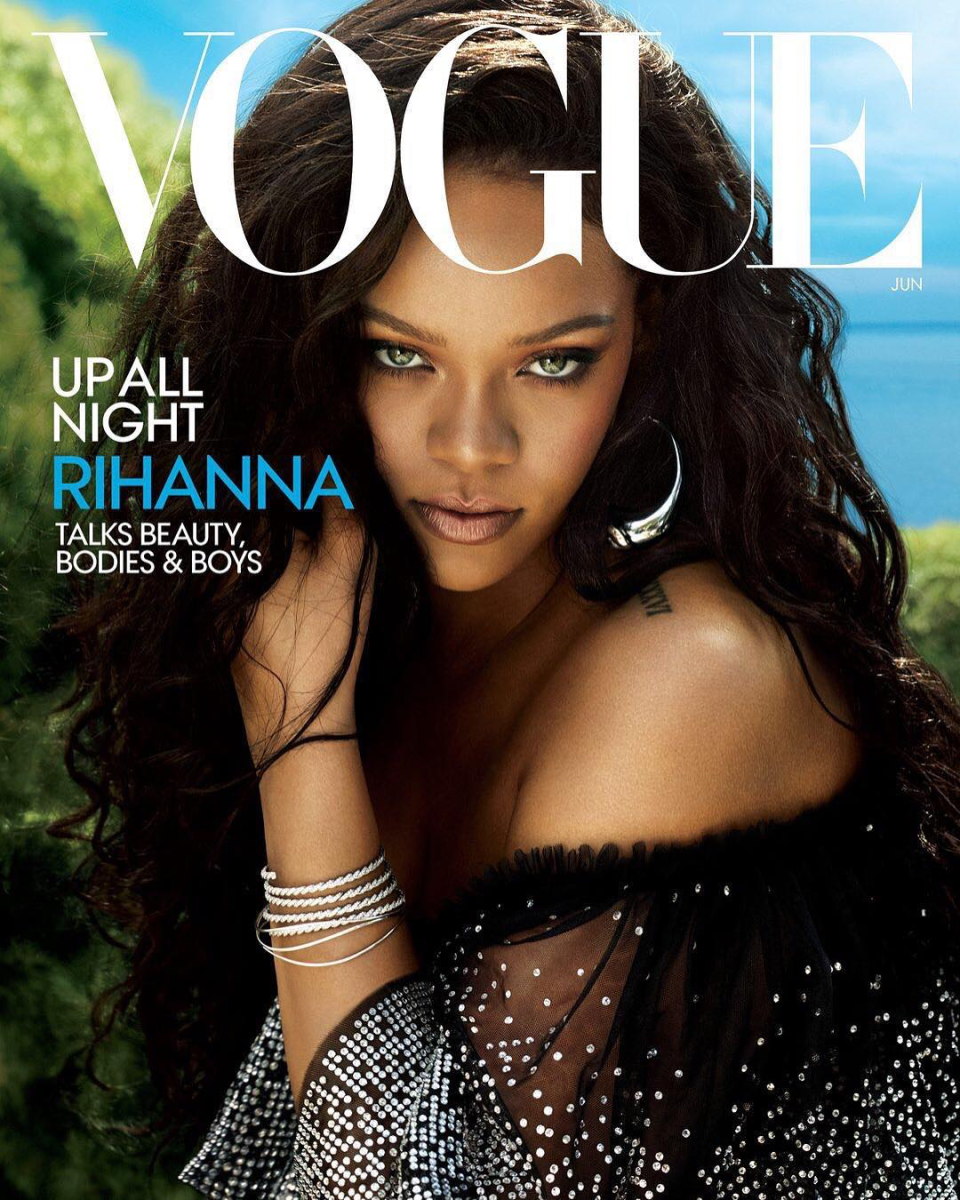 Rihanna on the June 2018 cover of "Vogue." Photo: Mert Alas and Marcus Piggott/Vogue