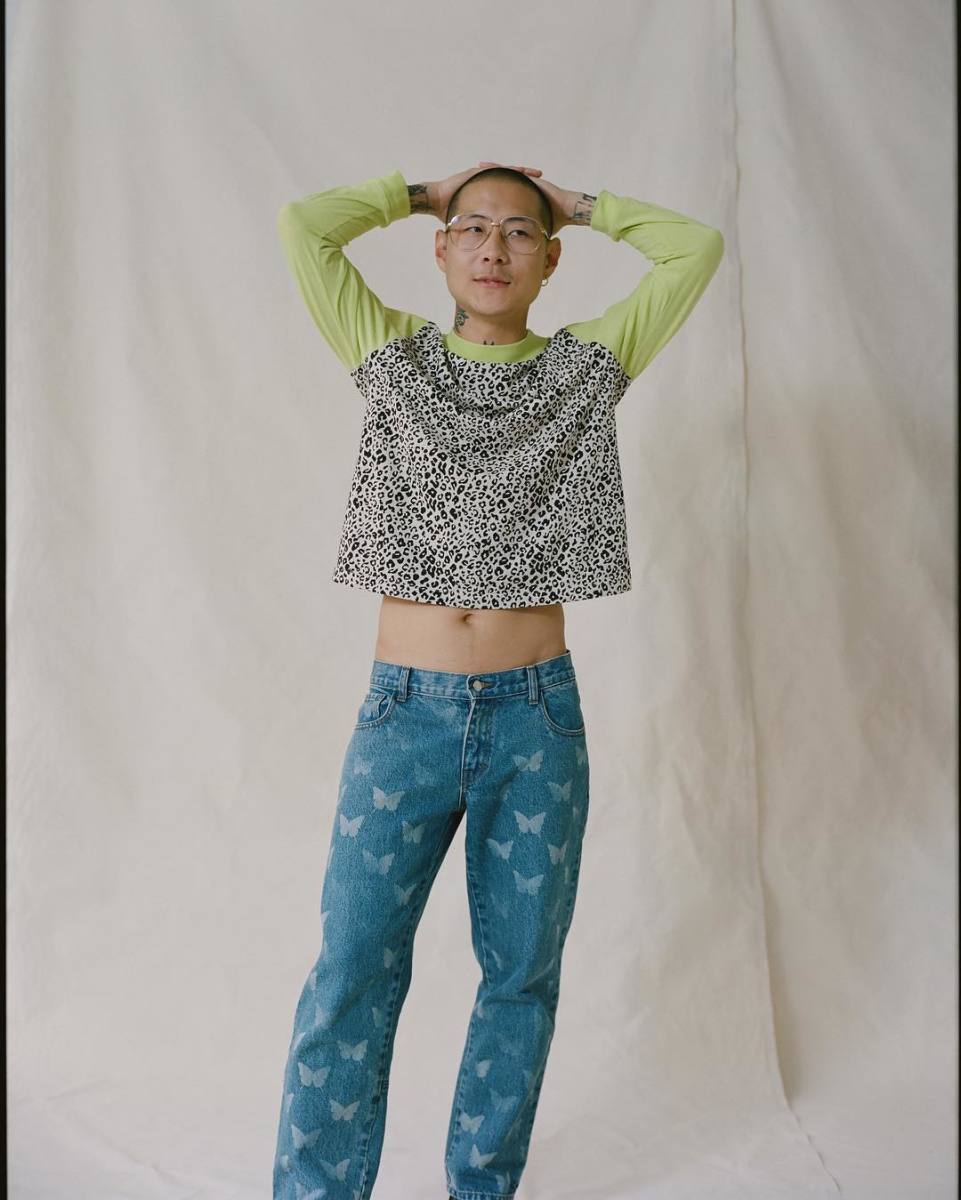 Danny Bowien for Sandy Liang. Photo: @sandyliang/Instagram
