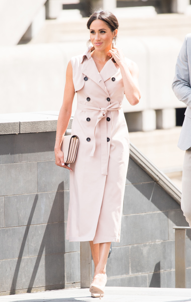 long trench coat dress