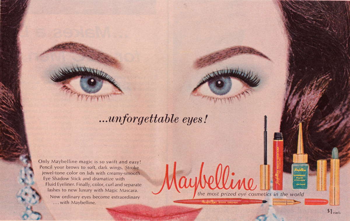 A vintage Maybelline ad. Photo: Courtesy