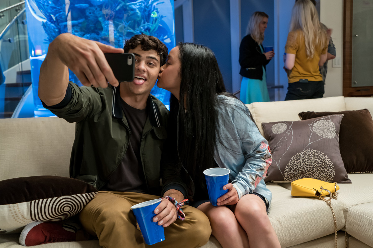 Peter (Noah Centineo) and Lara Jean get Instagram official. Photo: Awesomeness Films
