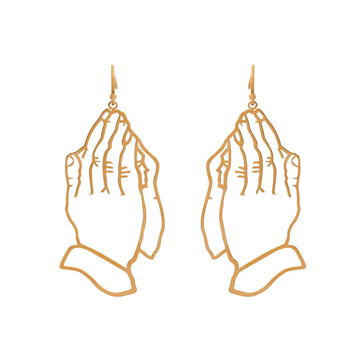 Simone Rocha praying hands earrings, $333, available here