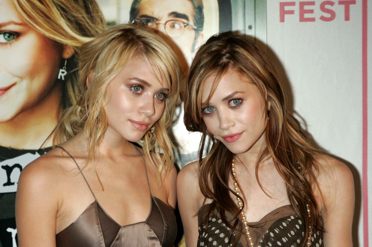 Mary-Kate and Ashley Olsen at the New York Minute premiere at the 3rd Annual Tribeca Film Festival in 2005. (Photo: Jim Spellman/WireImage)
