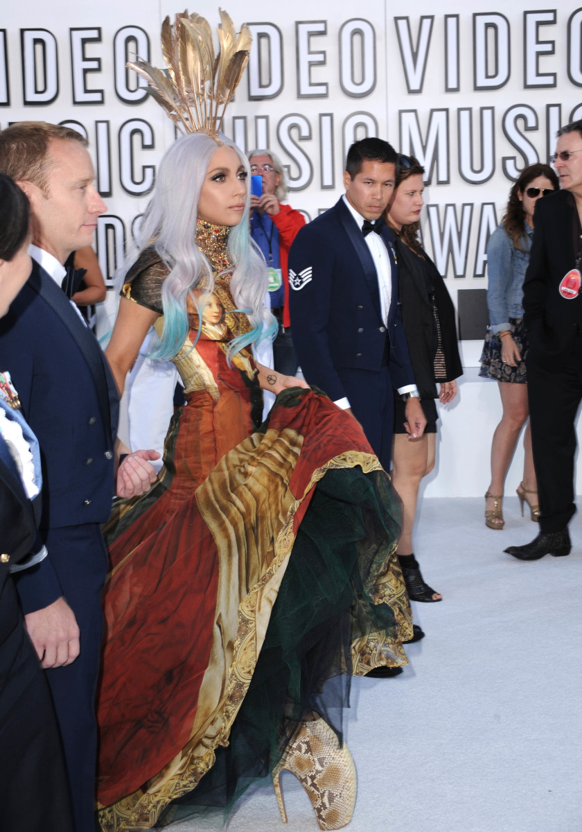 lady gaga wearing alexander mcqueen