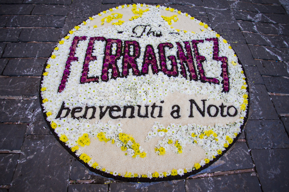 The world's chicest welcome mat. Photo: Claudio Lavenia/Getty Images