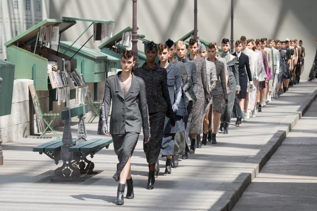 The finale of Chanel Haute Couture's Fall 2018 show during Paris Couture Week this past July. Photo: Victor Boyko/WireImage