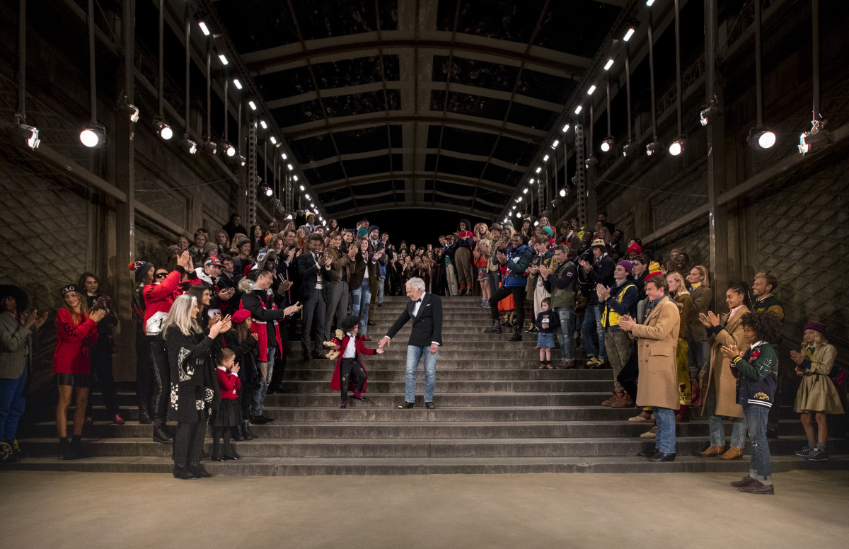 The finale of Ralph Lauren's 50th anniversary runway show for Fall 2018 on Friday during New York Fashion Week. Photo: Courtesy of Ralph Lauren