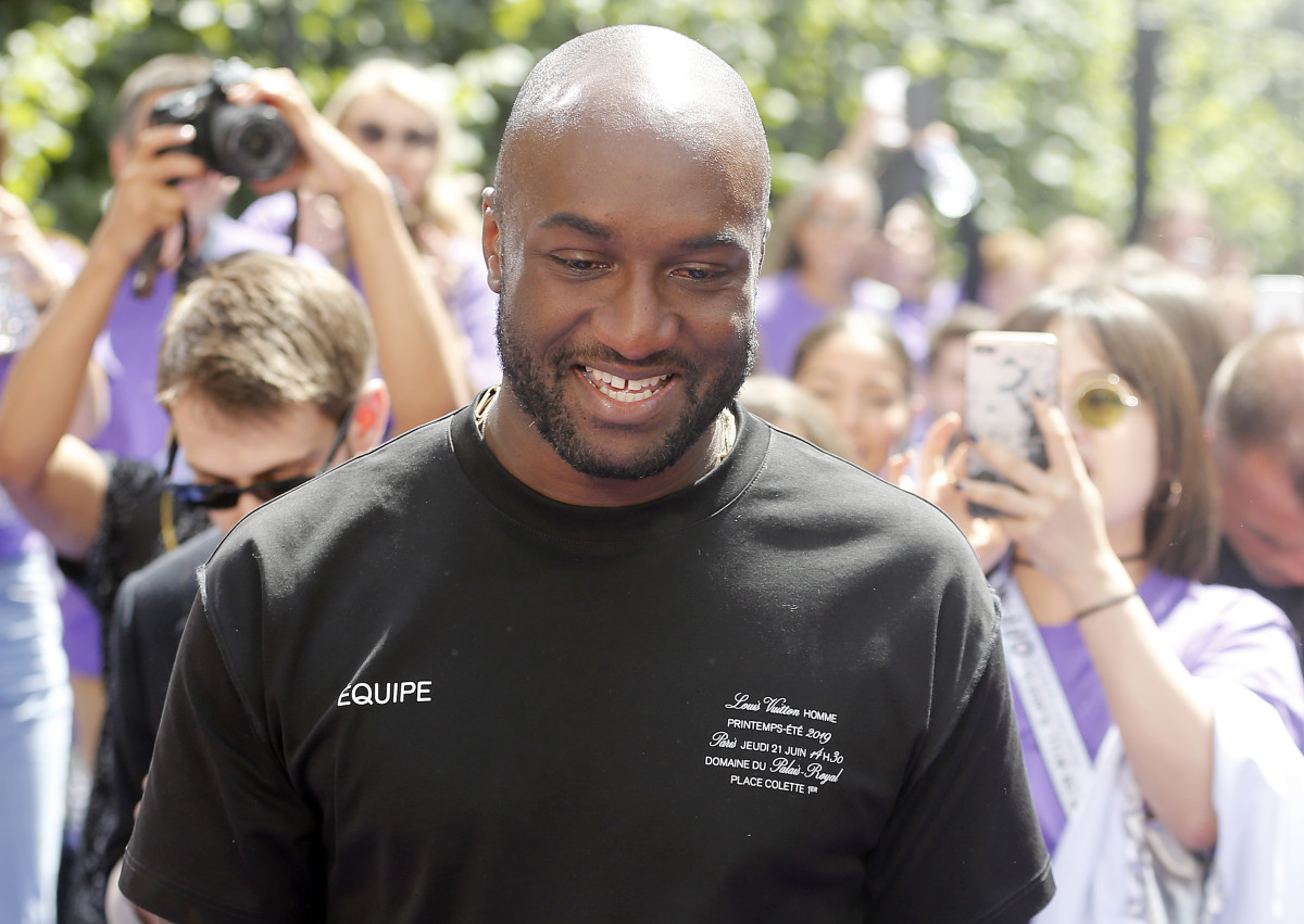 Virgil Abloh at the Louis Vuitton Menswear Spring 2019 runway show. Photo: Chesnot/WireImage