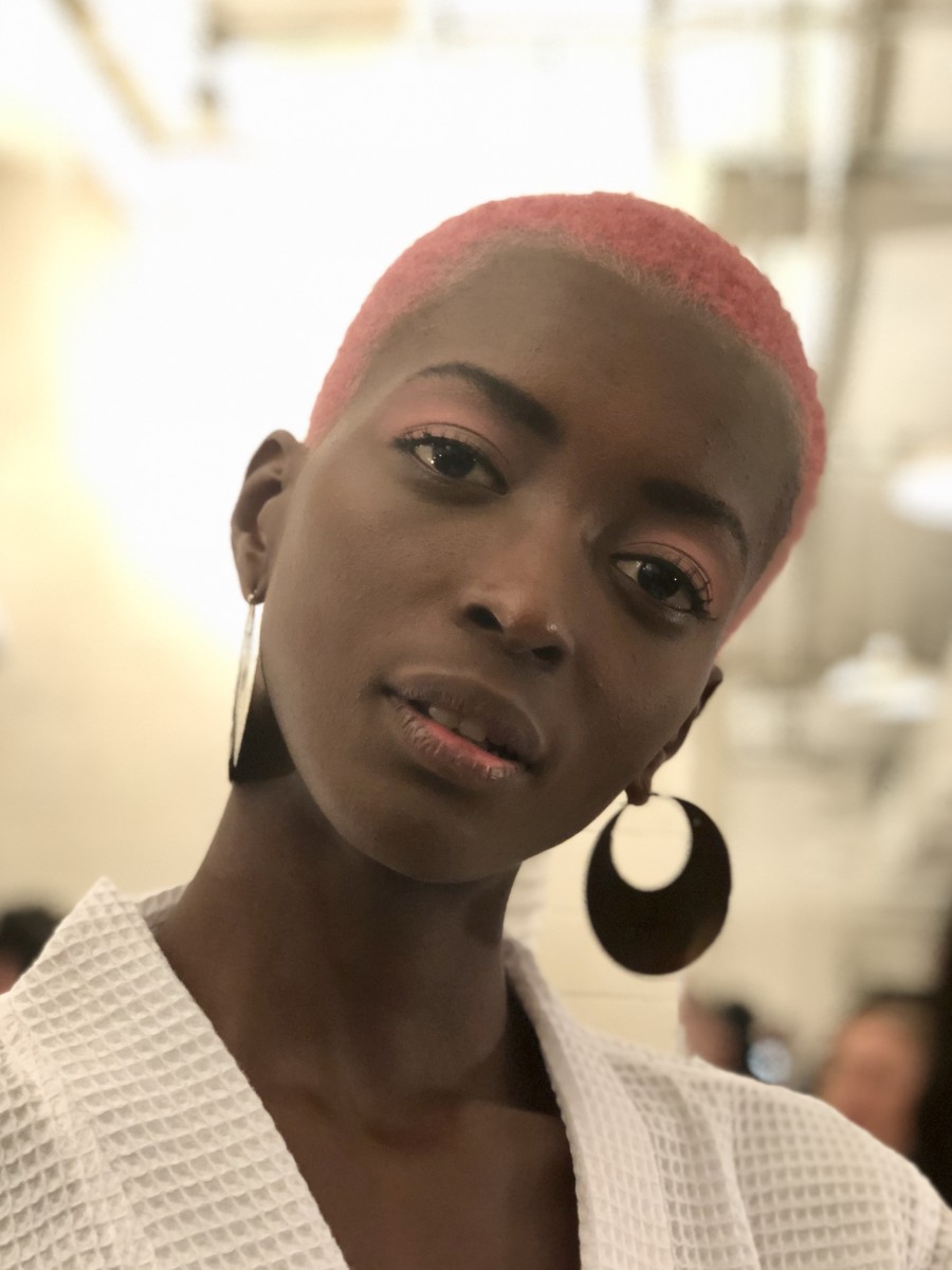 The beauty look at Marc Jacobs Spring 2019. Photo: Stephanie Saltzman/Fashionista
