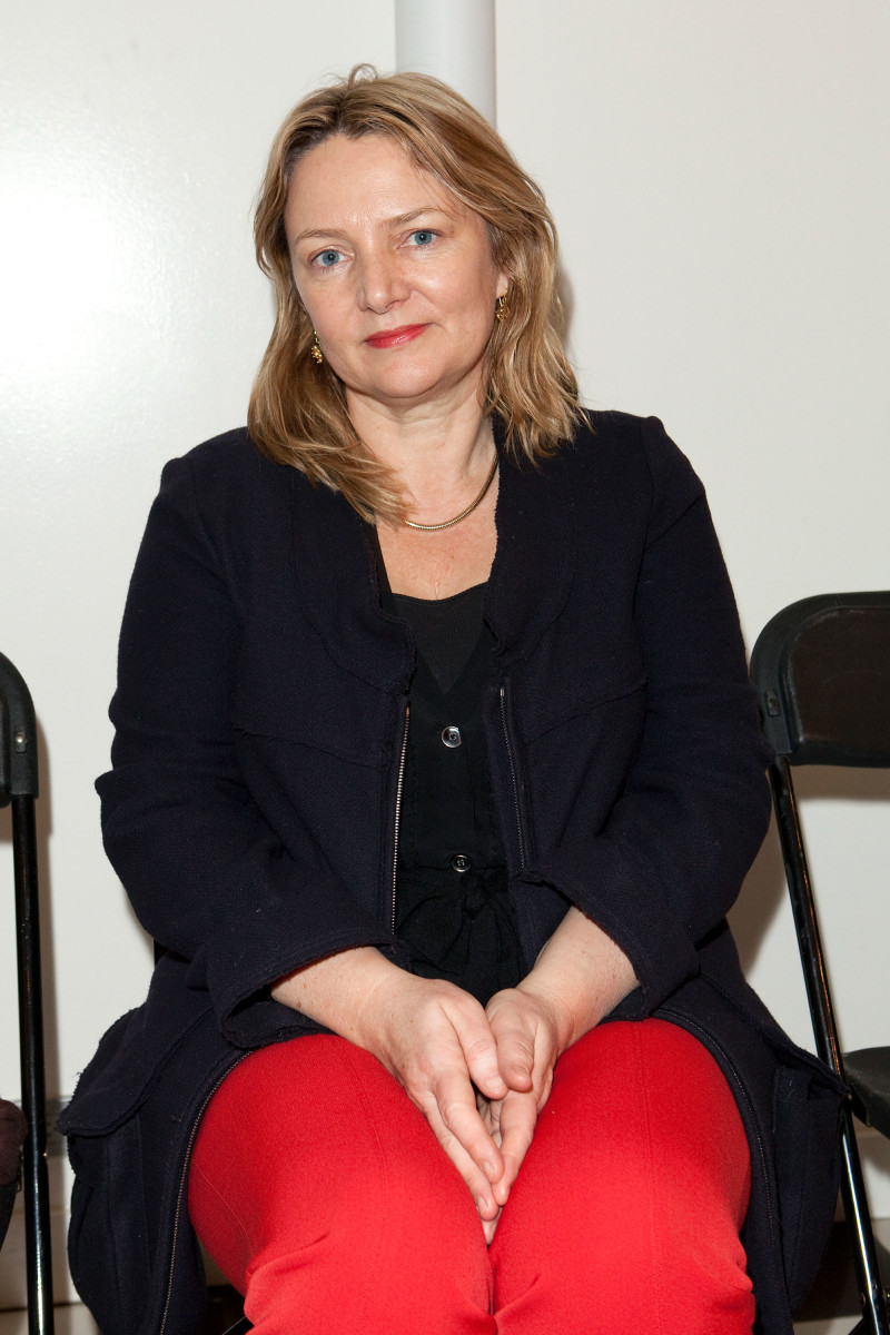 Eve MacSweeney at Yeohlee's Fall 2011 fashion show. Photo: Dario Cantatore/Getty Images