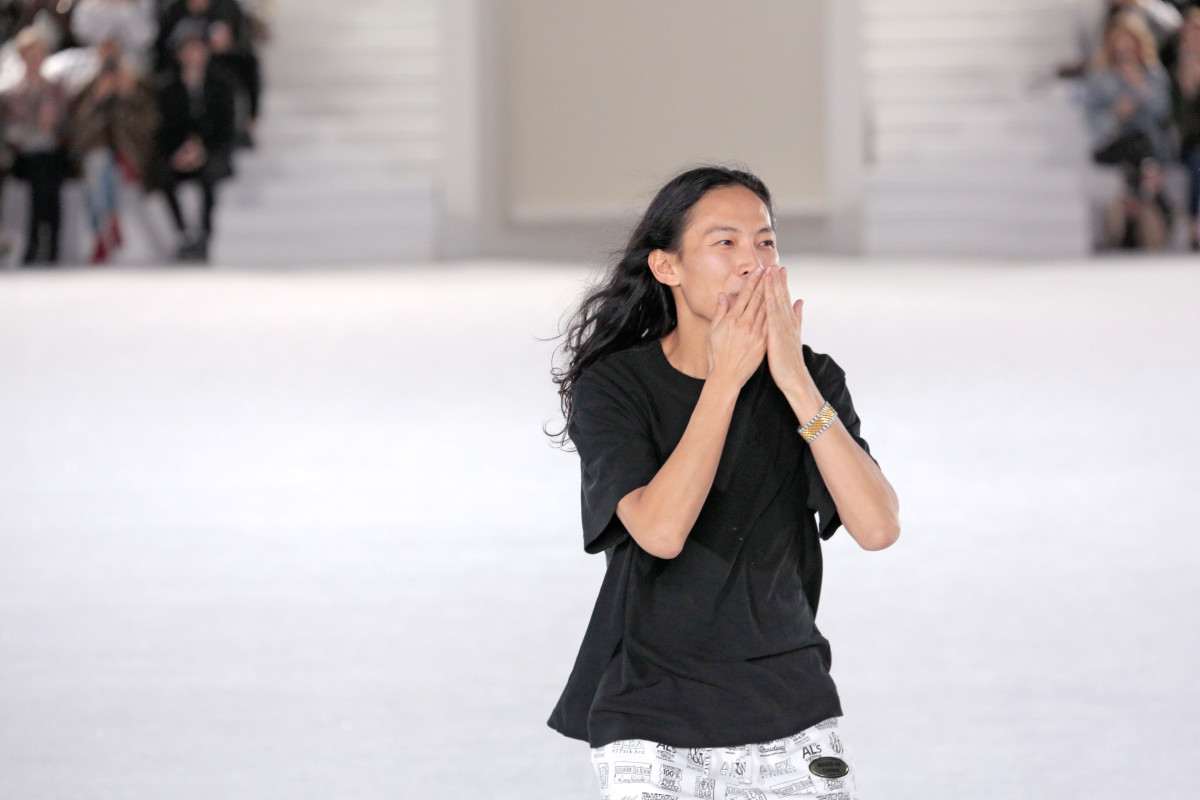 Alexander Wang during his June 2018 runway show in New York. Photo: Randy Brooke/WireImage