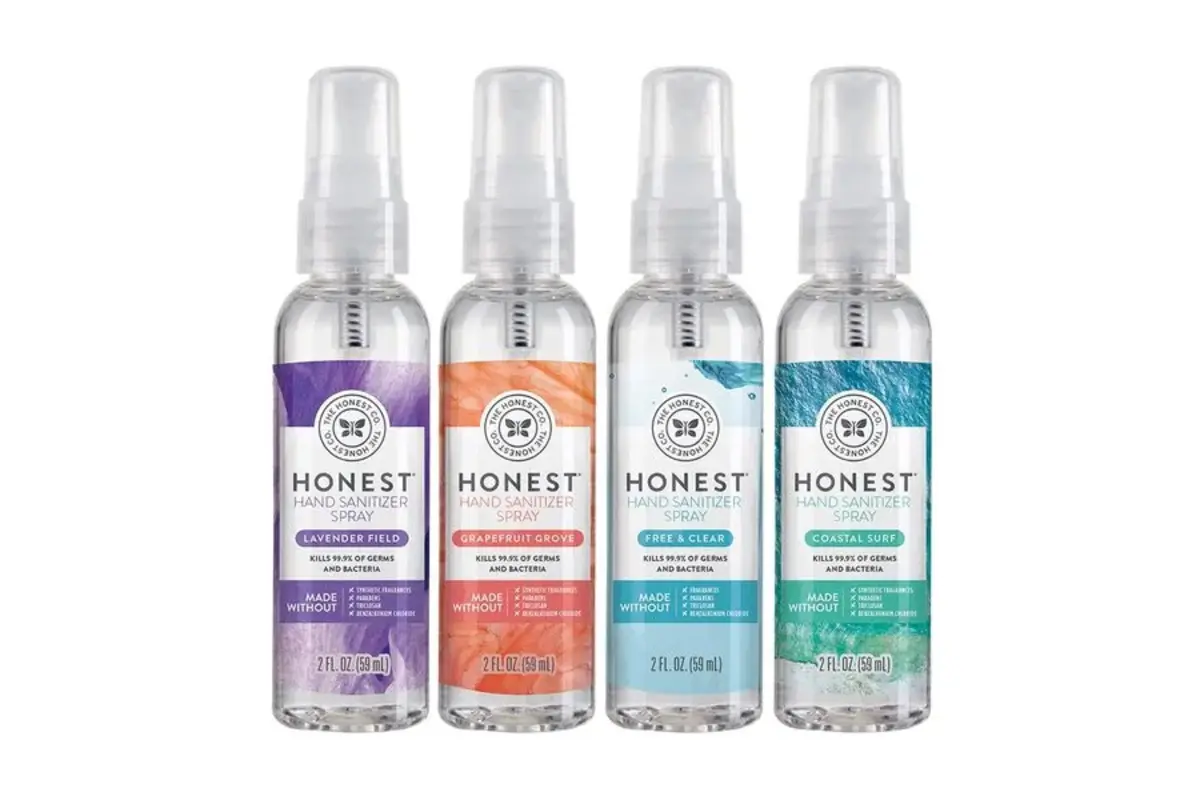 The Honest Co. Hand Sanitizier Spray, $2.99, available here.
