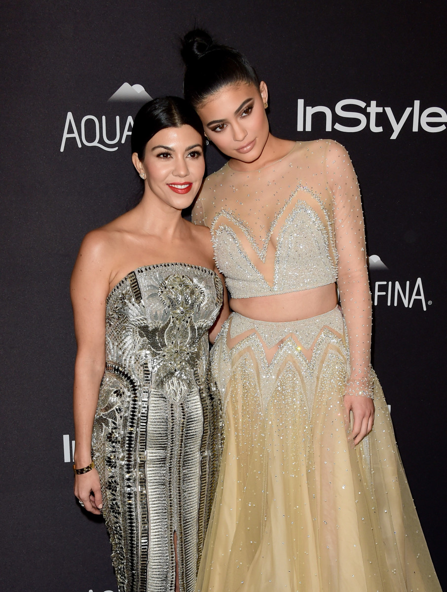 Kourtney Kardashian and Kylie Jenner. Photo: Frazer Harrison/Getty Images