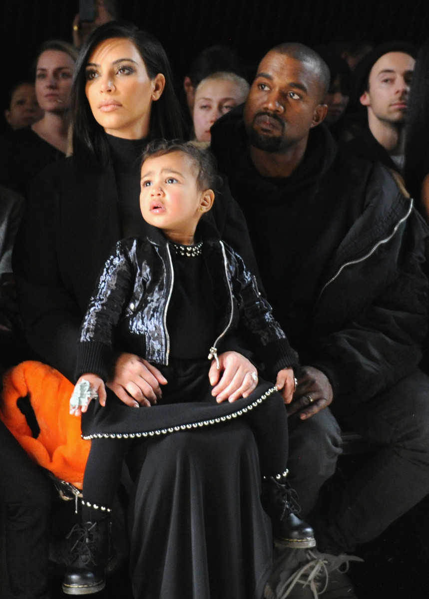 kanye west and kim kardashian baby north west 2022