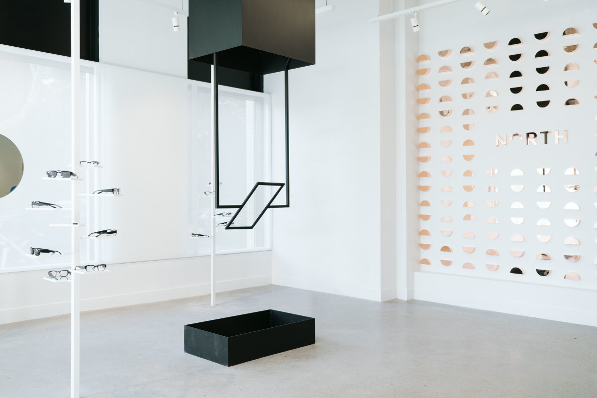 Inside North's Brooklyn showroom for Focals. Photo: Courtesy of North