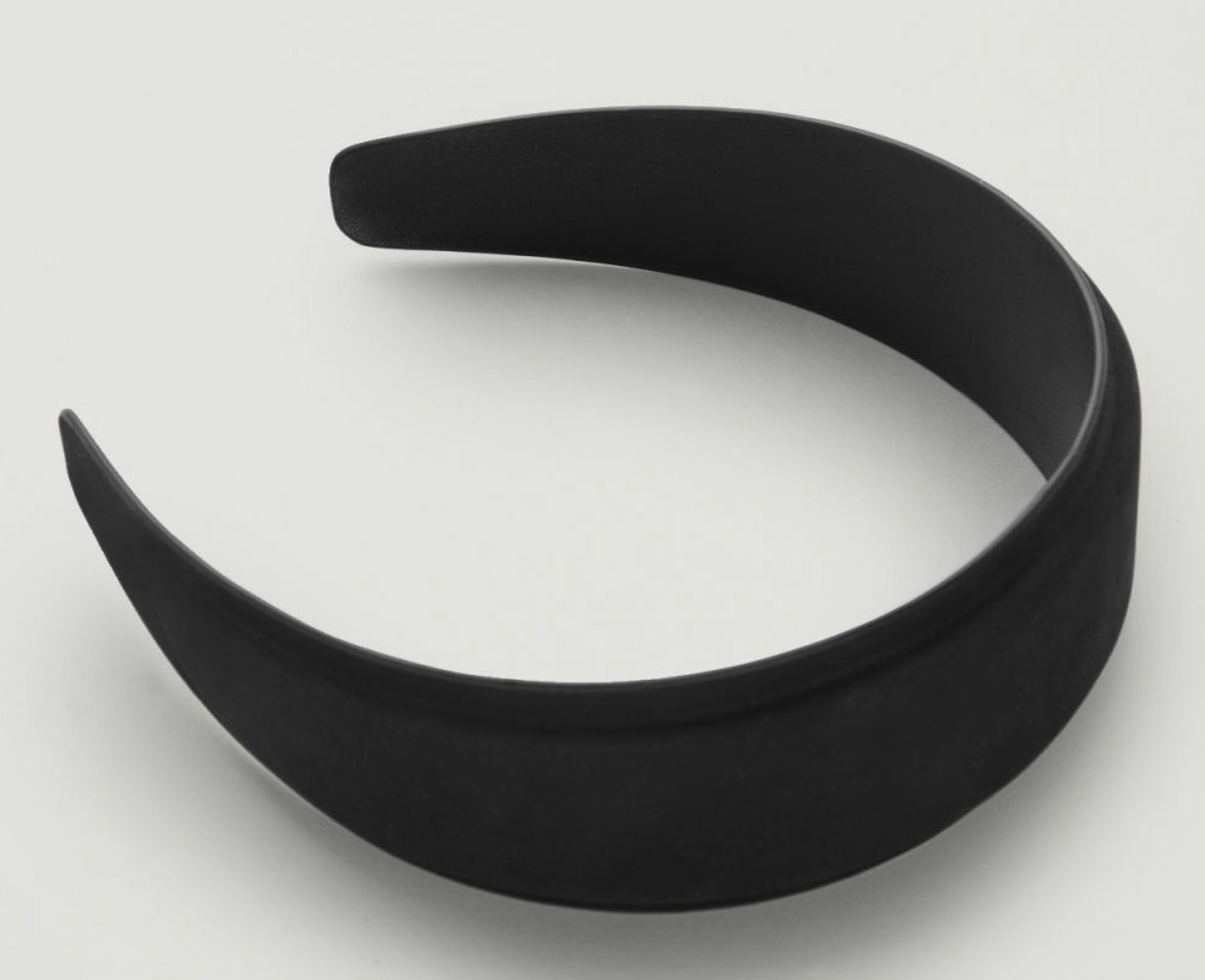 Cos Padded Nubuck Leather Headband, $49, available here.