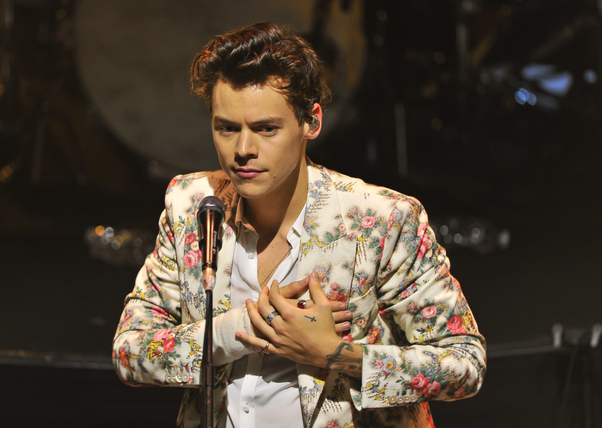 Harry Styles at his first show on Sept. 19 at The Masonic in San Francisco. Photo: Steve Jennings/Getty Images for Sony Music