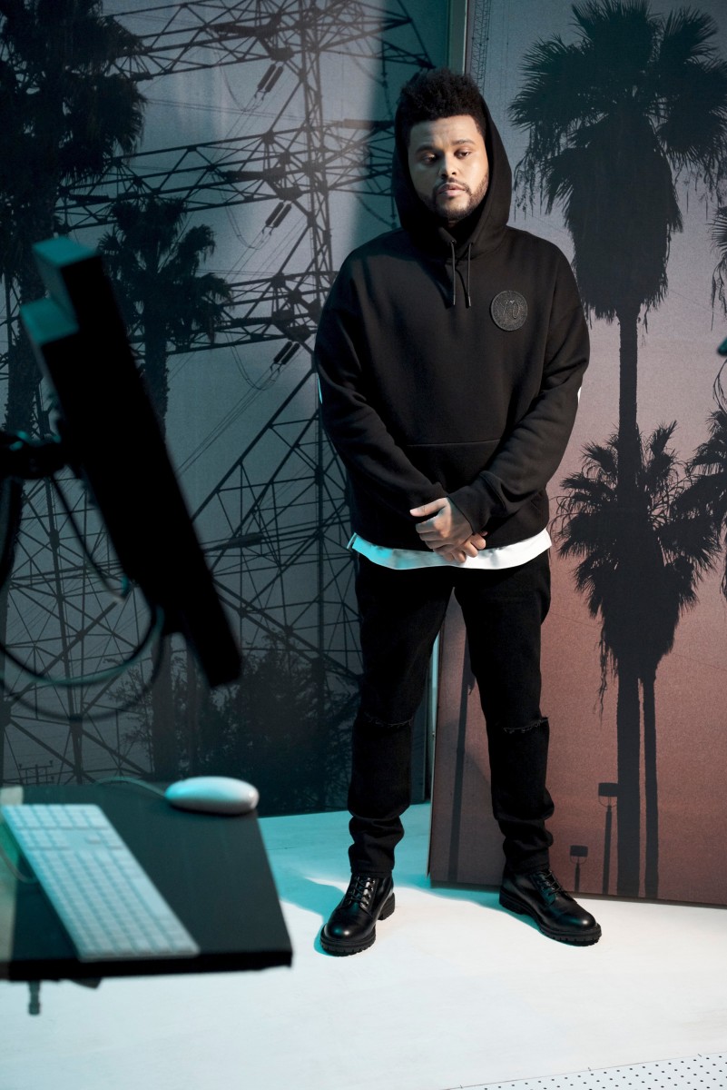 The Weeknd in his line with H&M. Photo: H&M