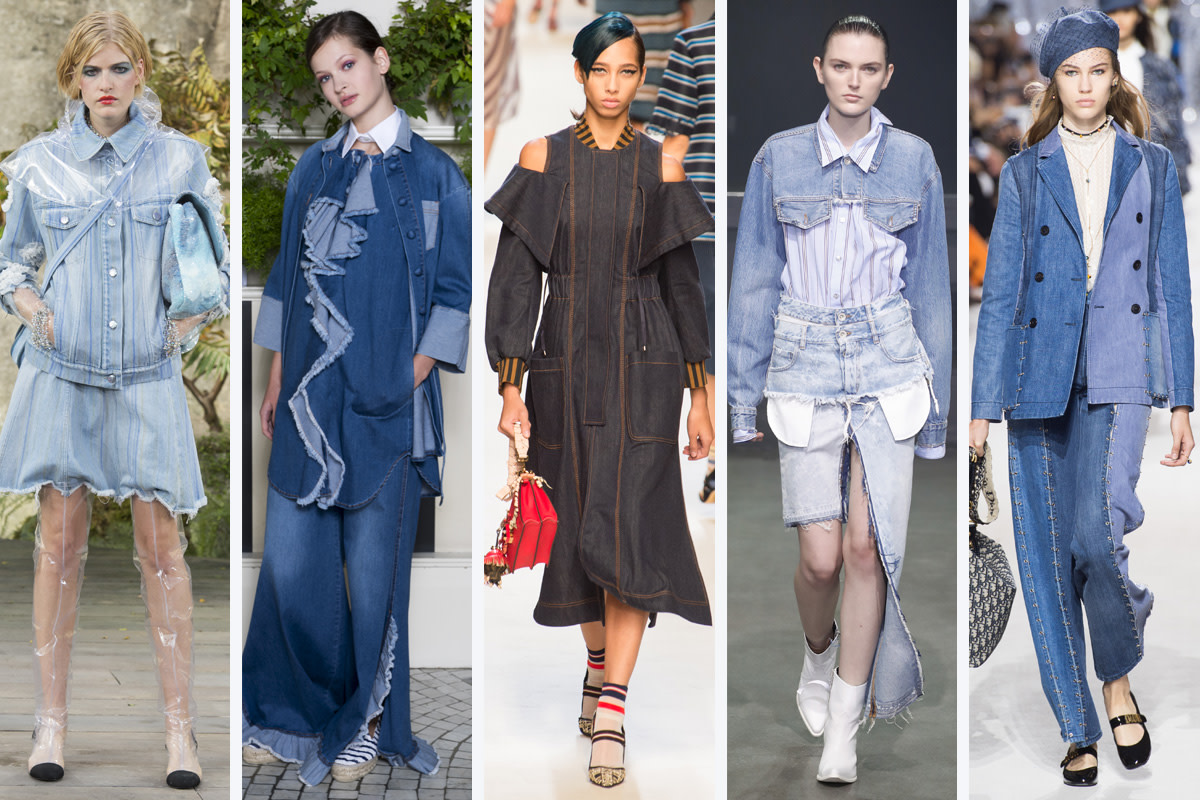 (L-R): Chanel, Rosella Jardini, Fendi, Unravel and Dior. Photos: Imaxtree