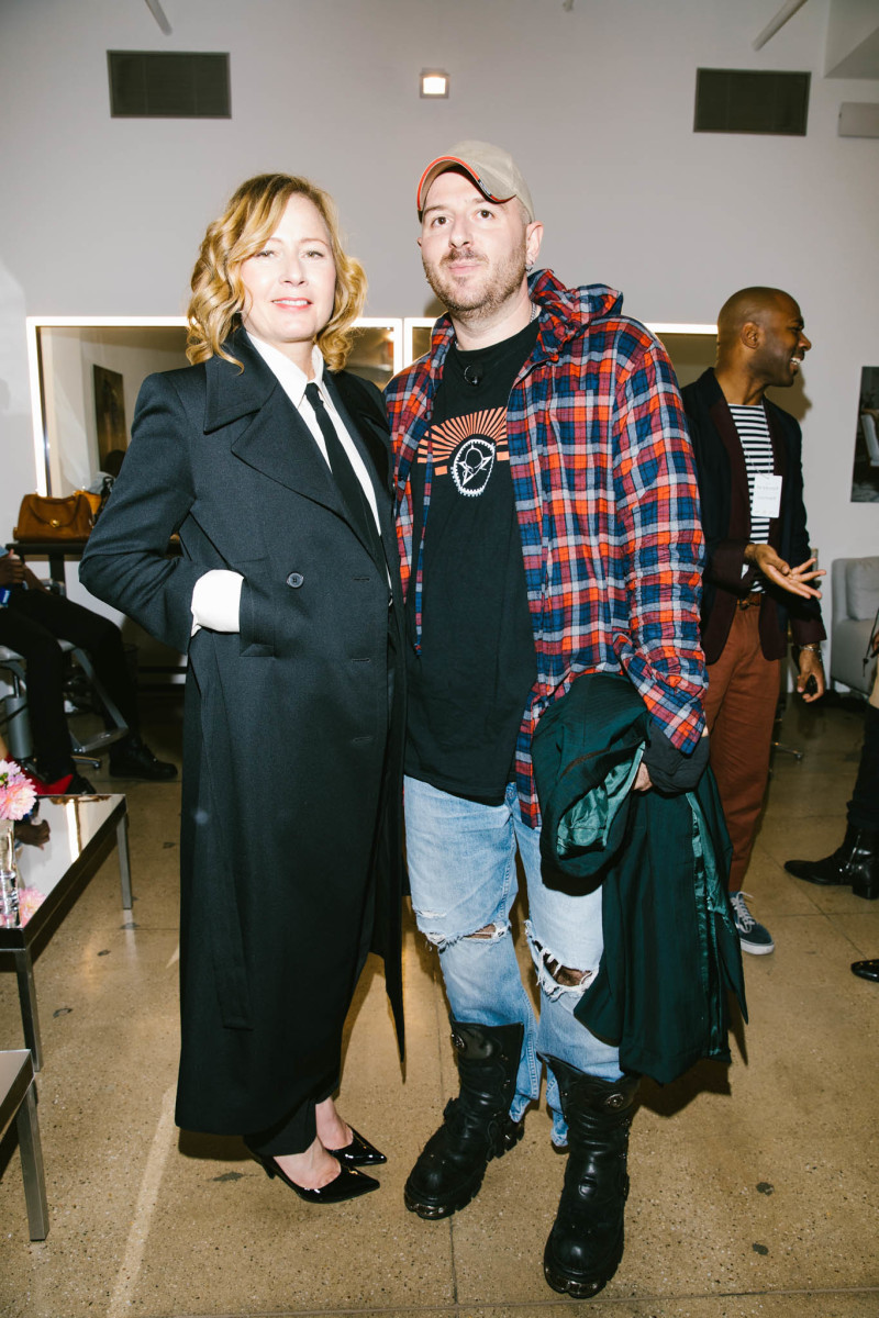 Sarah Mower and Demna Gvasalia at the 'Vogue' Forces of Fashion conference. Photo: Corey Tenold/Vogue