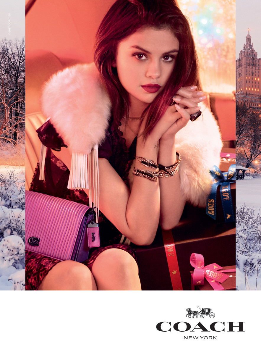 Selena Gomez Is Party-Ready in Coach's Glitzy Holiday Ad Campaign -  Fashionista