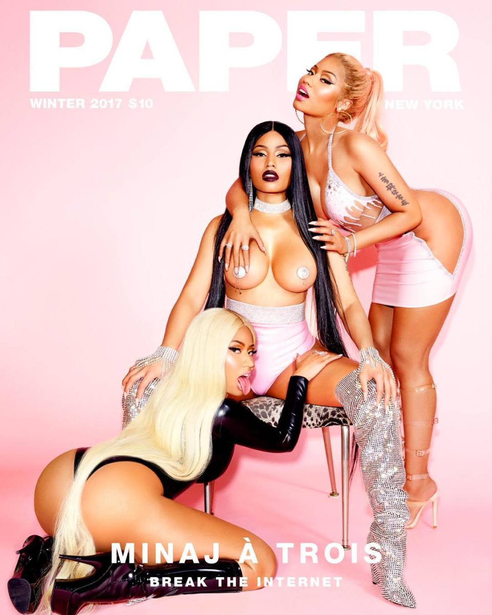 Must Read: 'Paper Magazine' Wants To #BreakTheInternet With Three Nicki  Minajs, Stuart Weitzman Launches a Second shoe Collaboration with Gigi  Hadid - Fashionista