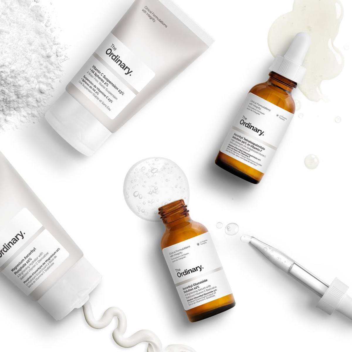 A selection of The Ordinary's products. Photo: @deciem/Instagram