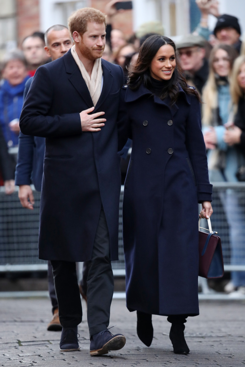 Prince Harry and Meghan Markle in Nottingham, England. Photo: Chris Jackson/Getty Images