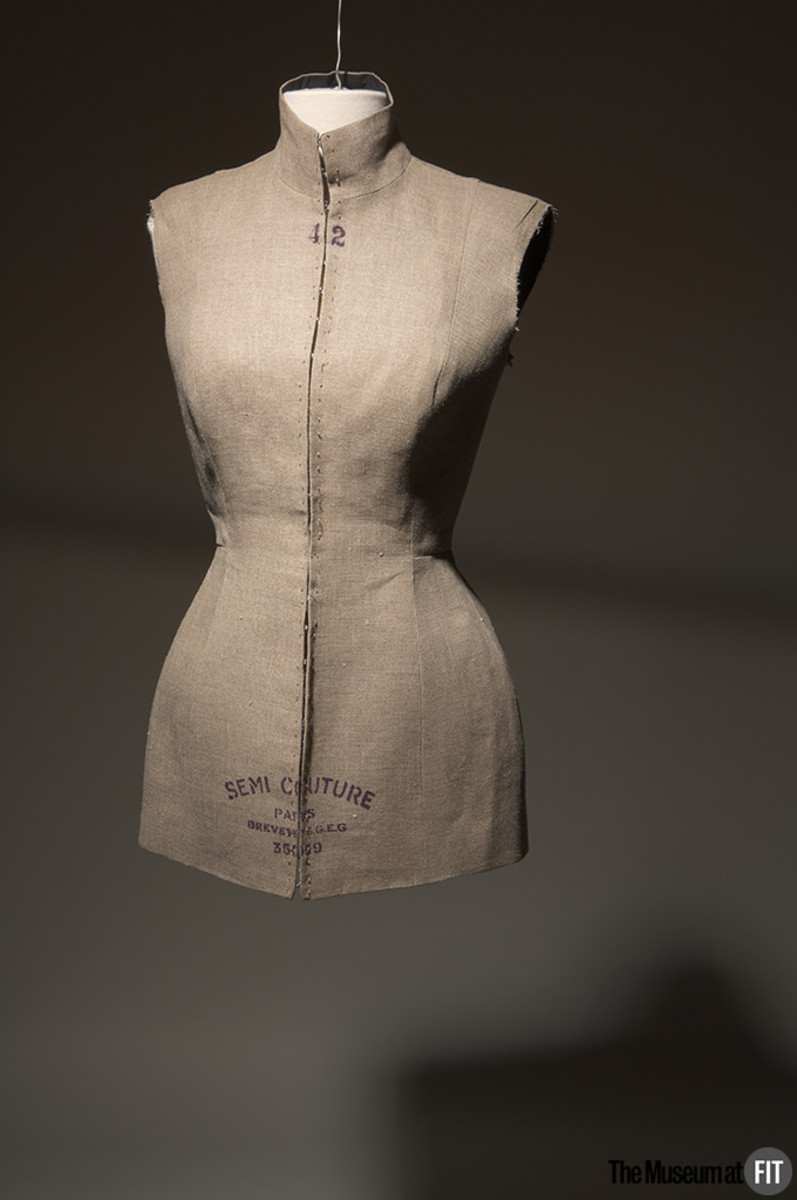 A 1997 Martin Margiela Tunic on display at "The Body: Fashion and Physique" at The Museum at FIT. Photo: Eileen Costa