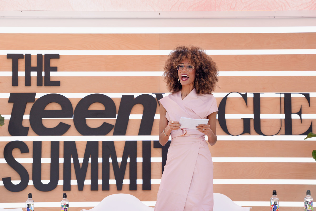 Elaine Welteroth at the 2017 "Teen Vogue" Summit in Los Angeles. Photo: Vivien Killilea/Getty Images for Teen Vogue