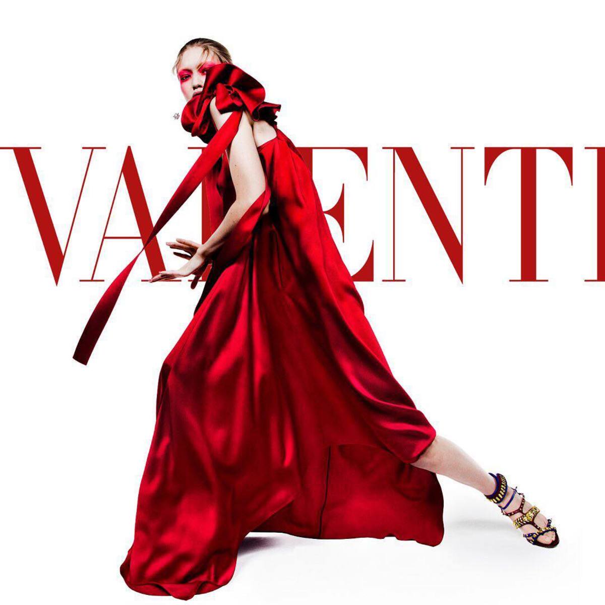 Gigi Hadid for Valentino Spring 2018 campaign. Photo: Inez and Vinoodh
