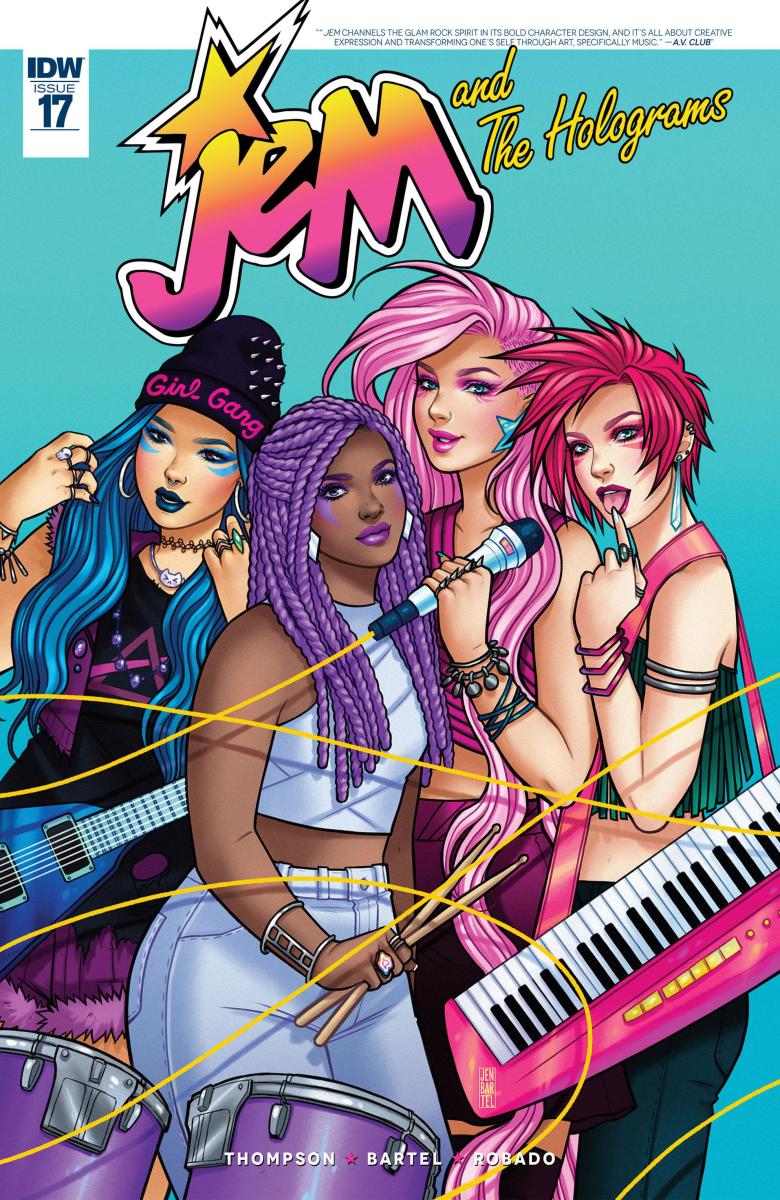 "Jem and the Holograms" cover by Jen Bartel. Photo: Courtesy 