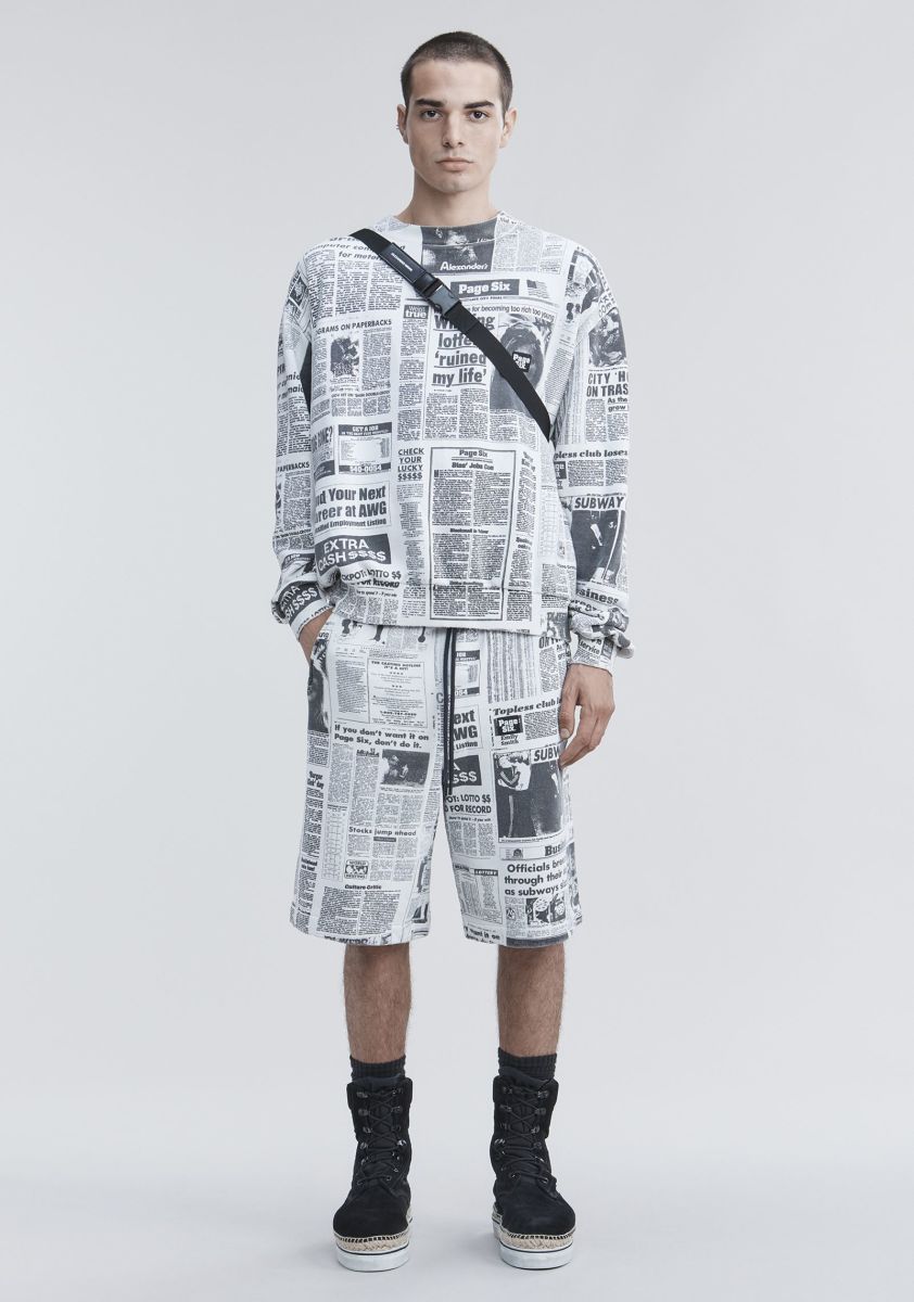 A look from the Alexander Wang x Page Six collection. Photo: Alexander Wang