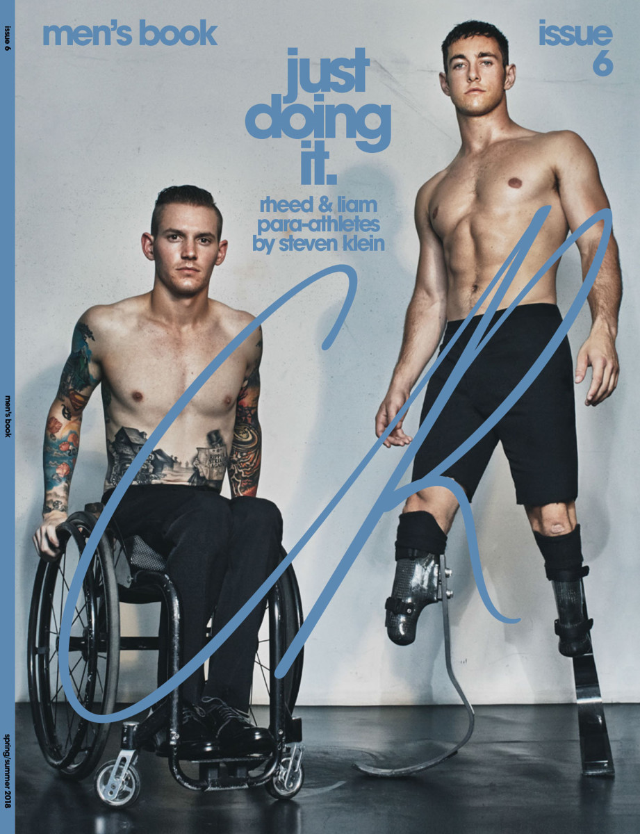 Rheed McCracken and Liam Malon on the March cover of CR Men's Book. Photo: Steven Klein 