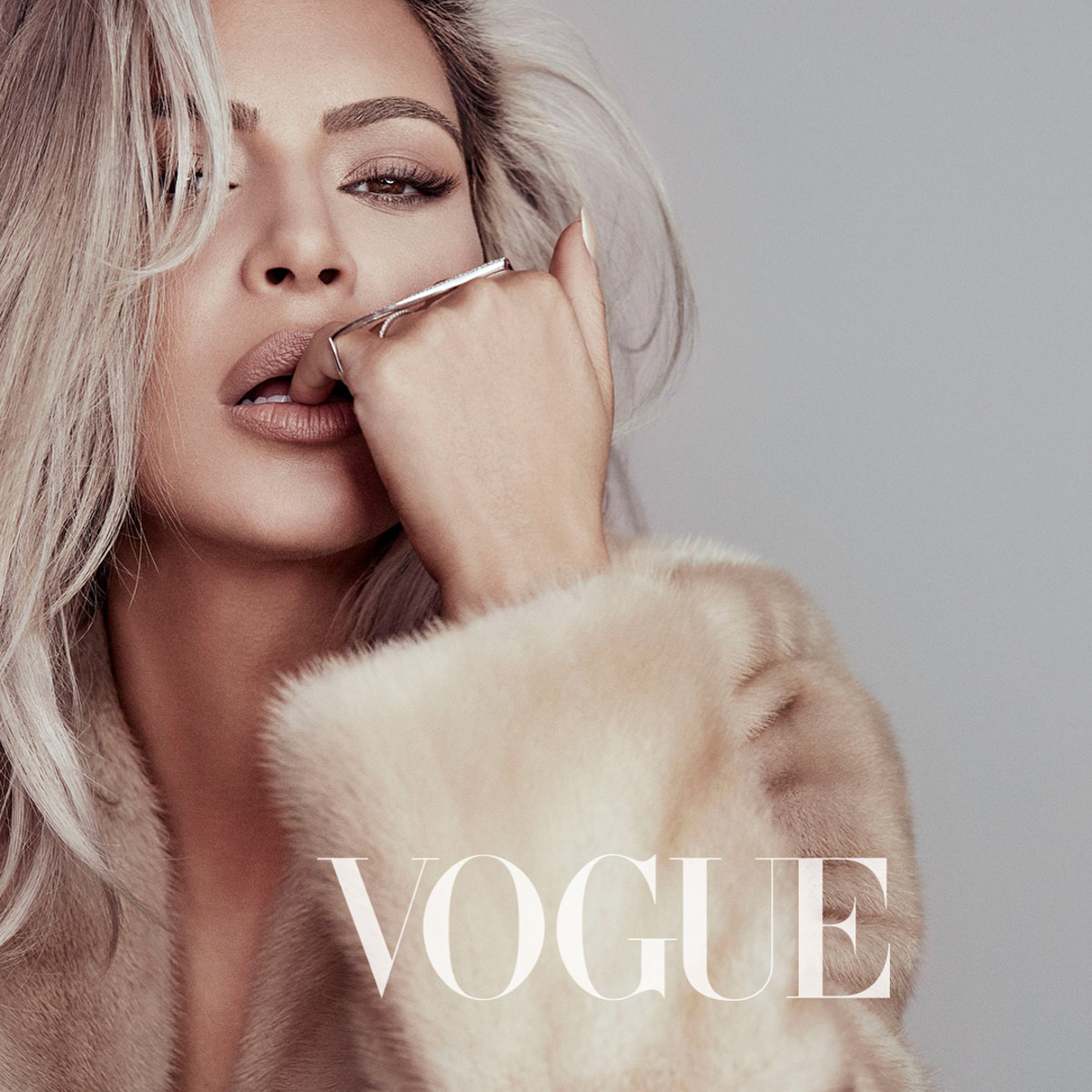 Kim Kardashian West on the cover of "Vogue" Taiwan. Photo: @voguetaiwan/Instagram