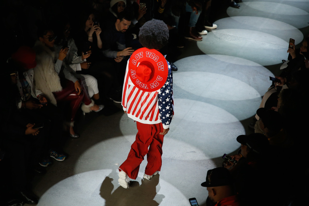 A look from Pyer Moss Fall 2018 collection. Photo: John Lamparski/Getty Images for New York Fashion Week: The ShowsGetty Images