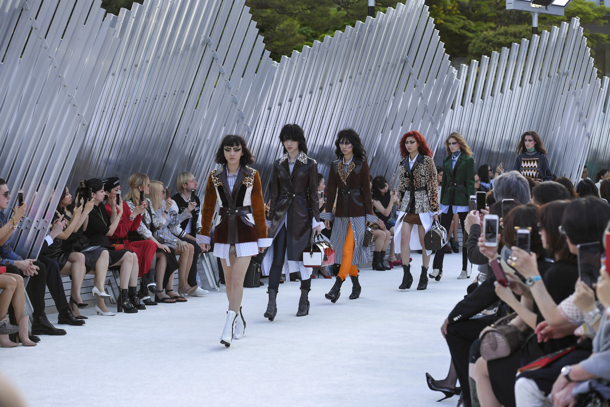 The finale of Louis Vuitton's Cruise 2018 show at the Miho Museum in Koka, Japan, an hour outside of Kyoto. Photo: Koki Nagahama/WireImage