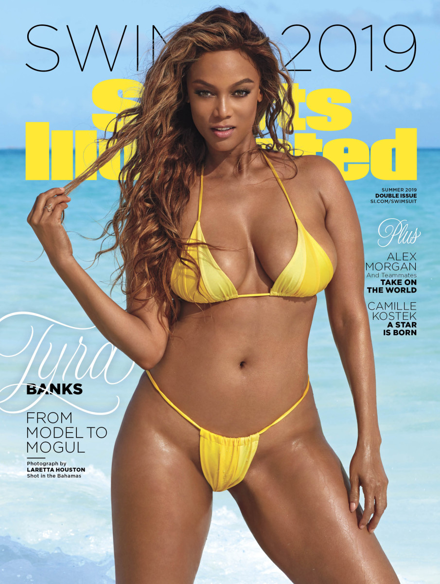 Tyra Banks on the 2019 'Sports Illustrated' Swimsuit Issue cover. Photo: Laretta Houston/Courtesy of 'Sports Illustrated