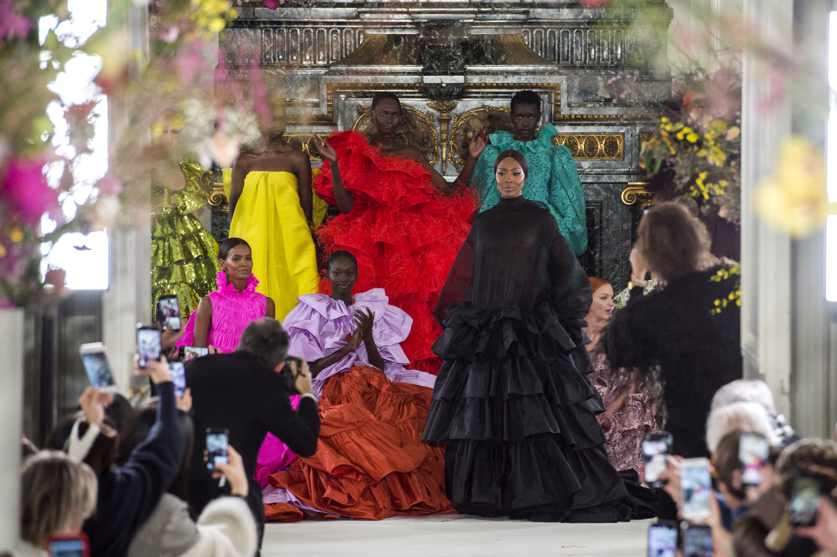 Valentino's Spring 2019 Couture collection. Photo: ImaxTree