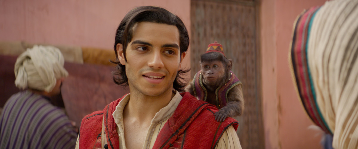 Bros for life. Aladdin and Abu. Photo: Courtesy of Disney