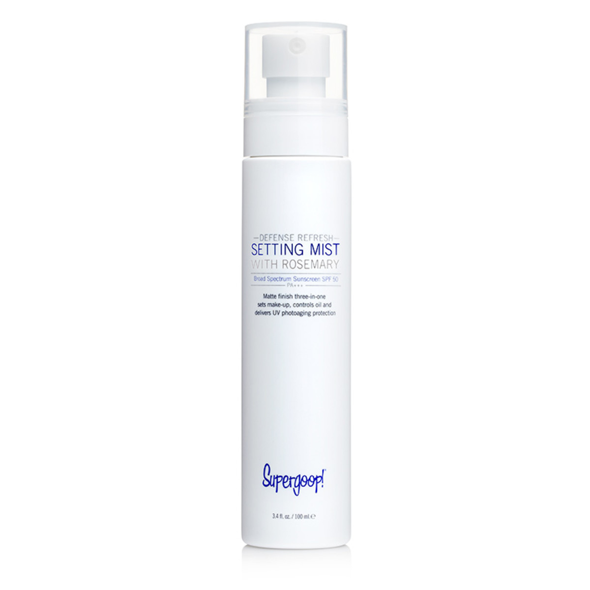 Supergoop Defense Refresh Setting Mist SPF 50, $28, available here. Photo: Courtesy of Supergoop