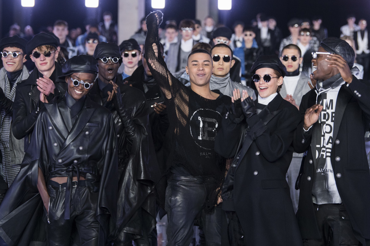 Balmain men's discount fashion show 2020