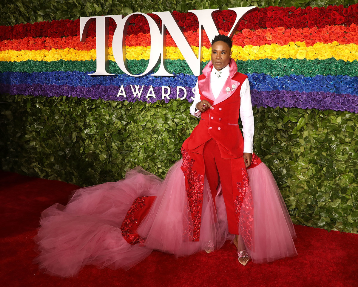 Billy Porter in Celestino Couture at the 73rd Annual Tony Awards at Radio City Music Hall. Photo: Taylor Hill/FilmMagic
