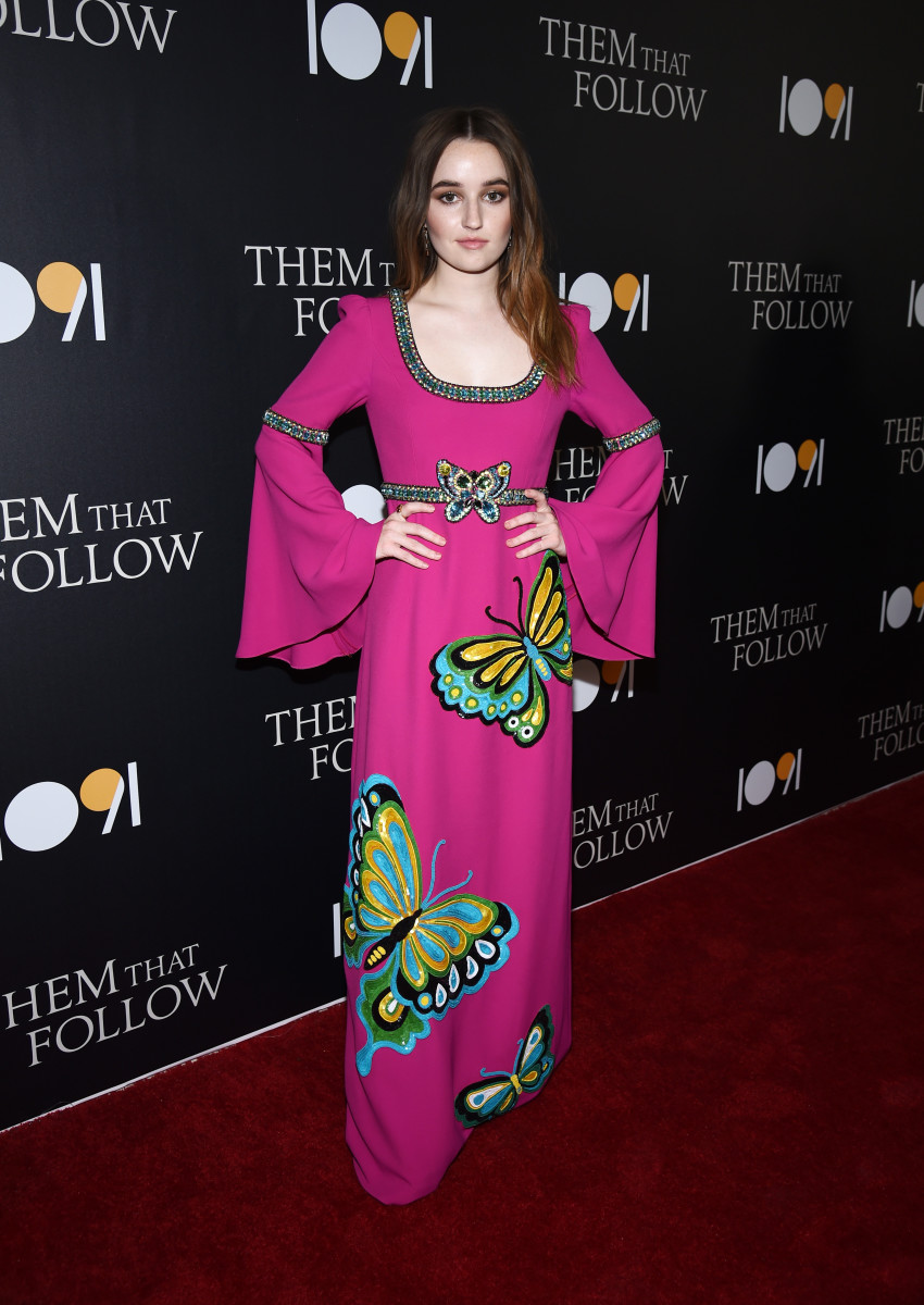 Kaitlyn Dever in Andrew Gn at the premiere of "Them That Follow." Photo: Amanda Edwards/Getty Images