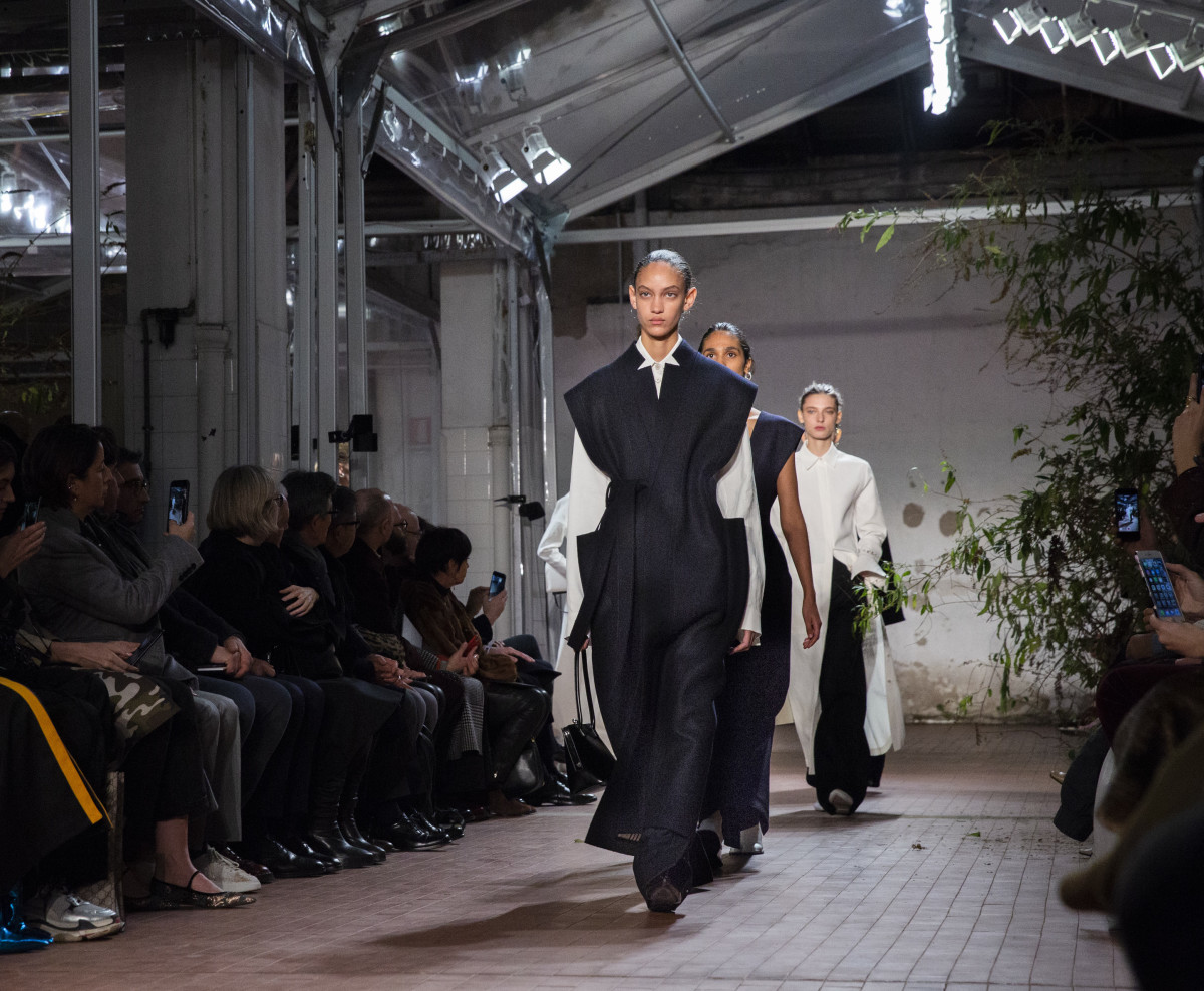 Looks from the Jil Sander Fall 2019 finale. Photo: Imaxtree