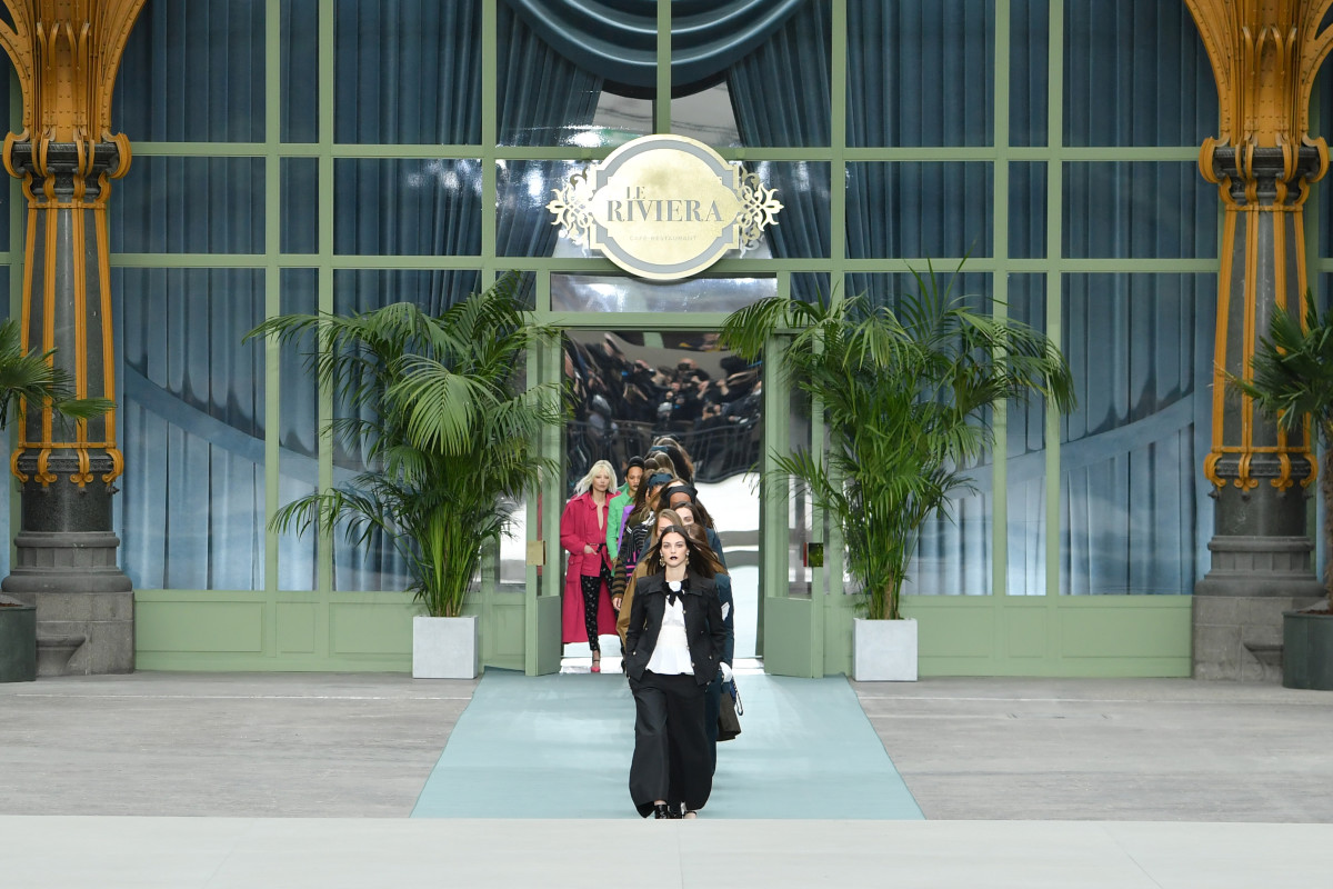 Looks from Chanel's Cruise 2020 show. Photo: Imaxtree 